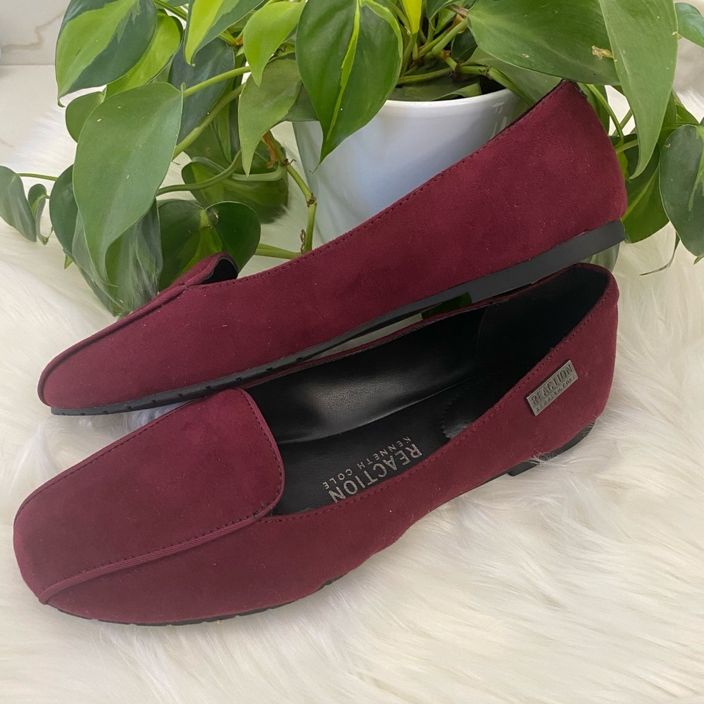New Kenneth Cole Burgundy Flash Ballet